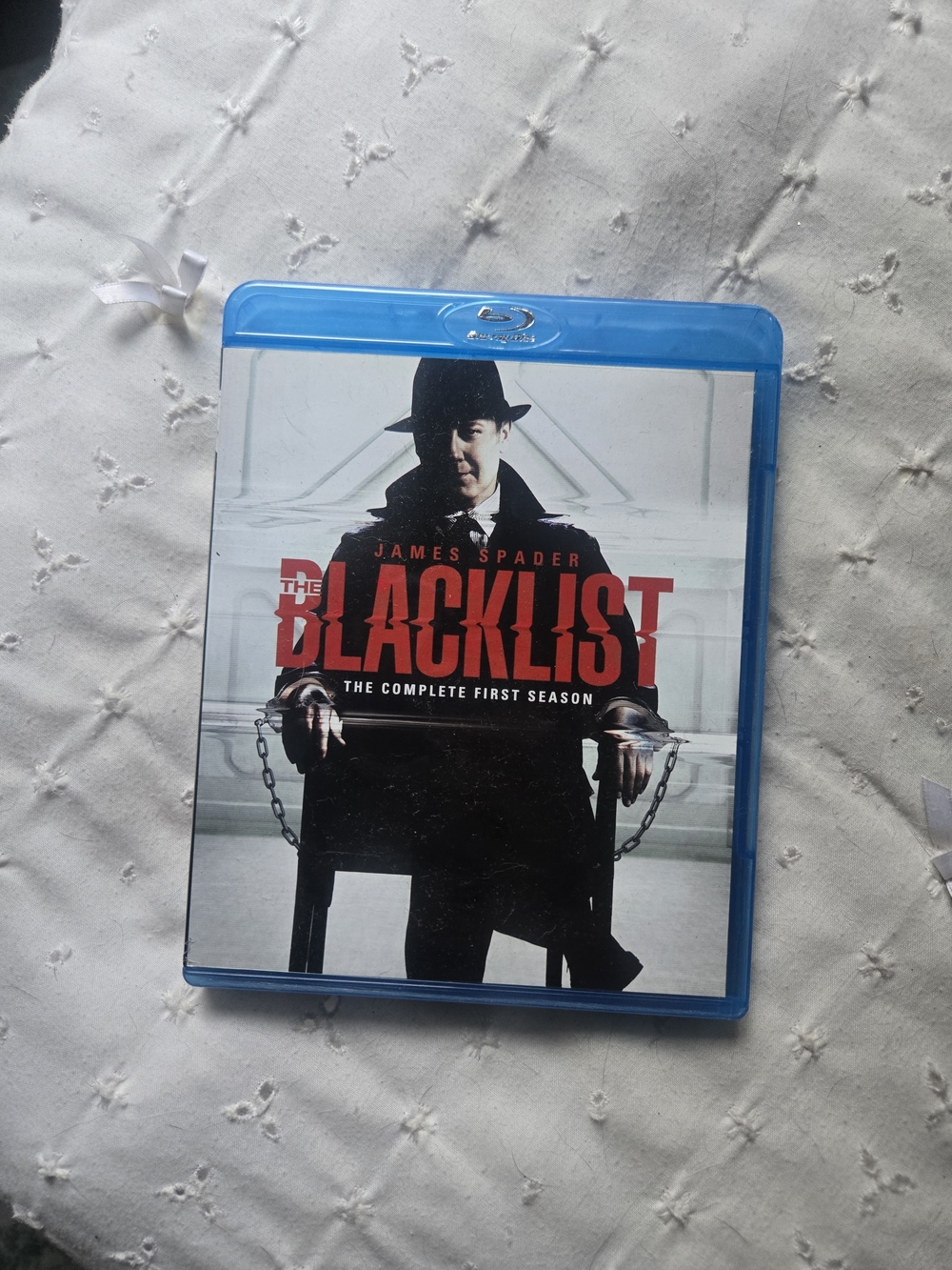 The Blacklist: The Complete First Season Blu-ray - Red & Black Cover